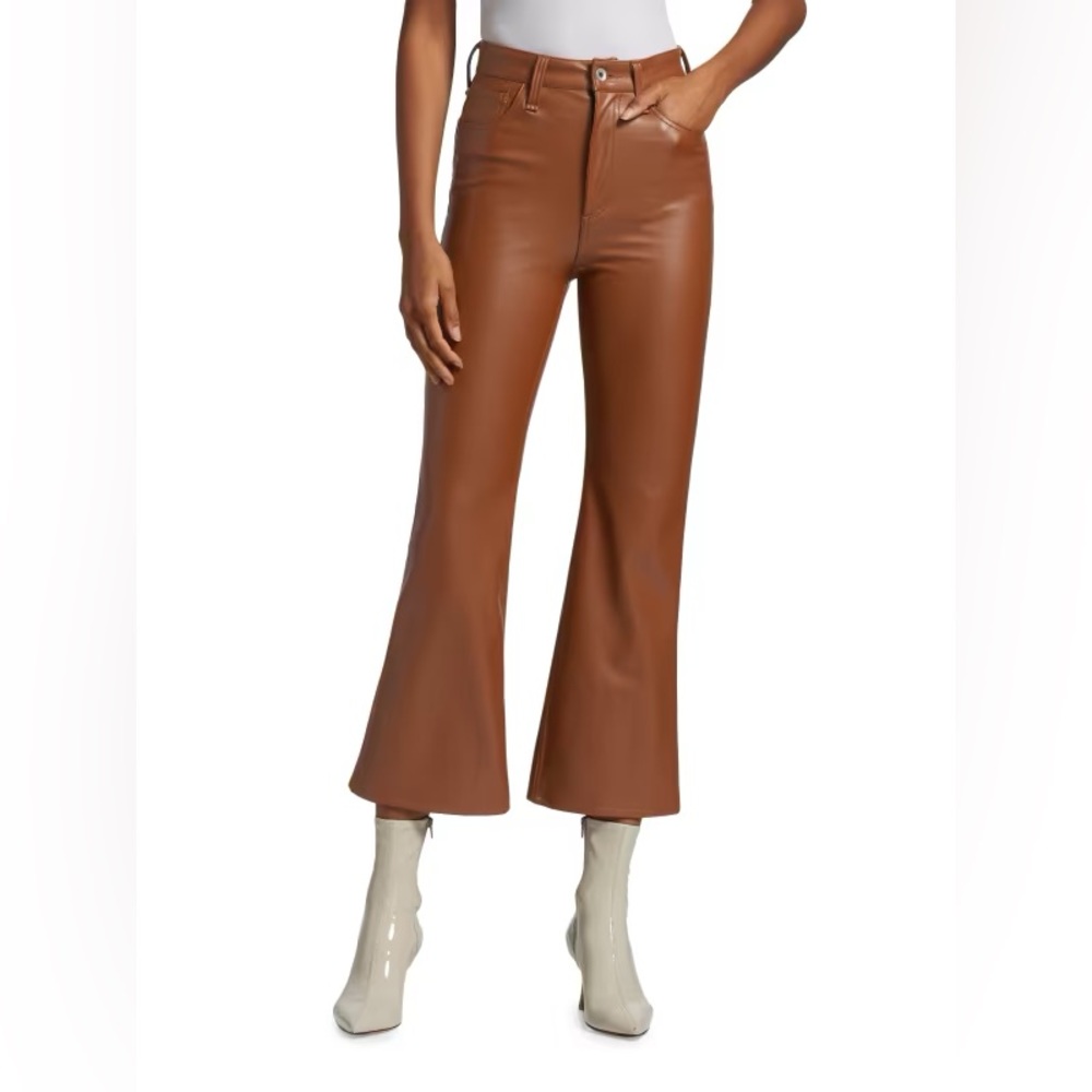 NWT RAG & BONE Casey Flared Faux Leather Pants